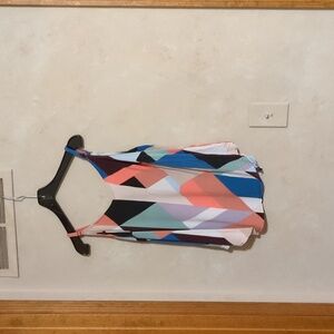 Torrid geometric pattern tank top size 0